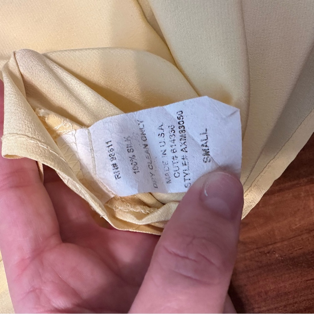 Eight Sixty Yellow Ruffle Tank Top - Picture 6 of 6